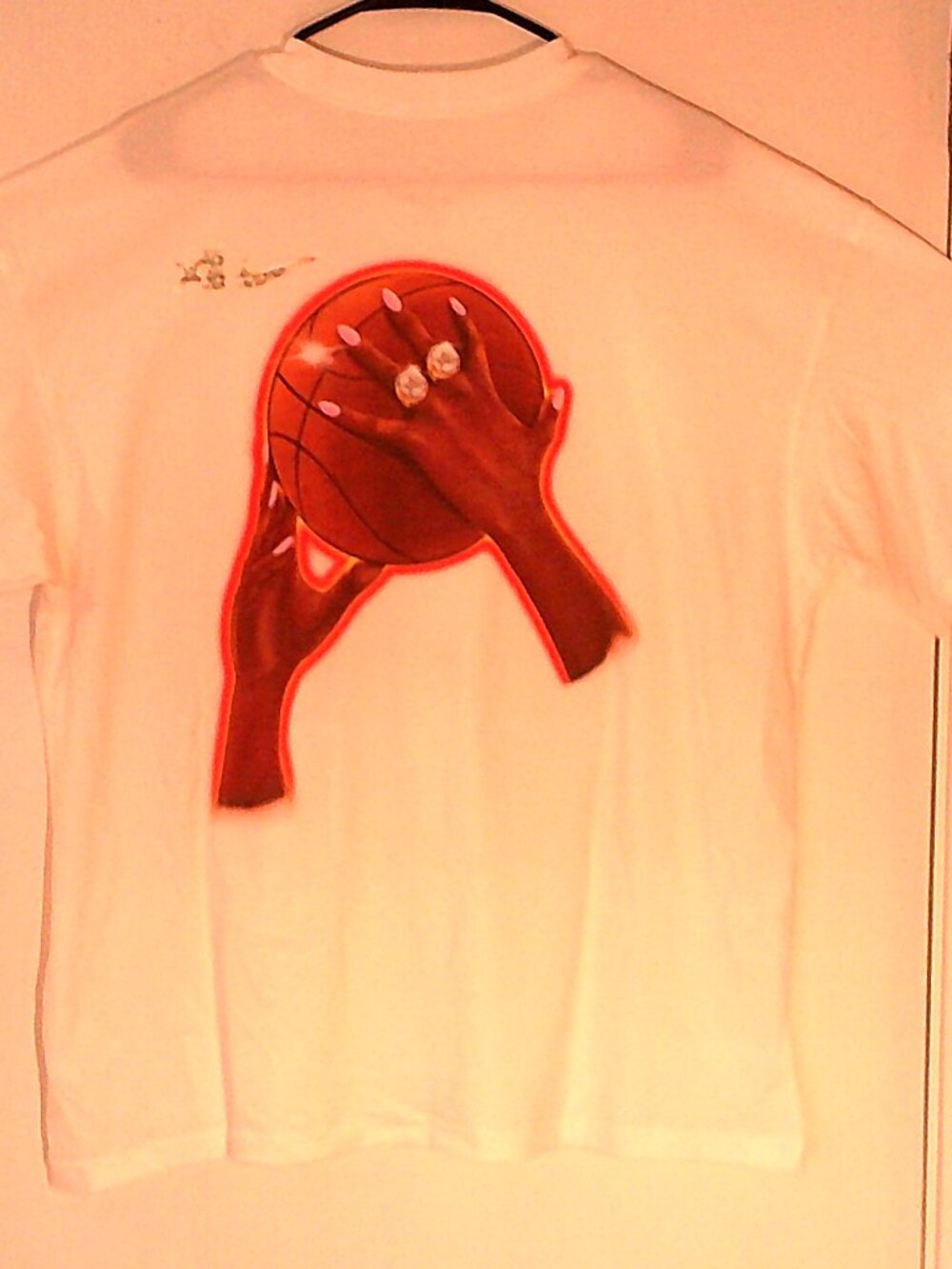 NEW NIKE WNBA LV ACES "Aja Wilson Rings Tee" MEN'S WHITE T-SHIRT L IO4227-133